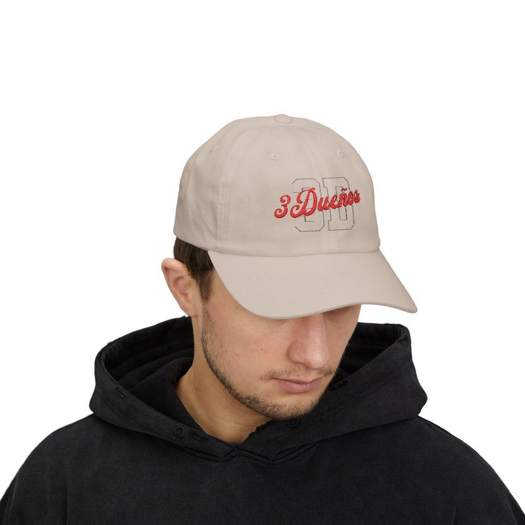 Dad Cap — "3Dueños" Embroidered Baseball Hat